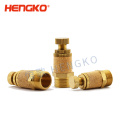 Hengko Air fritté pneumatique bronze en acier inoxydable Bouton Saigneur Silencieux de silencieux 1/8 &#39;&#39; NPT